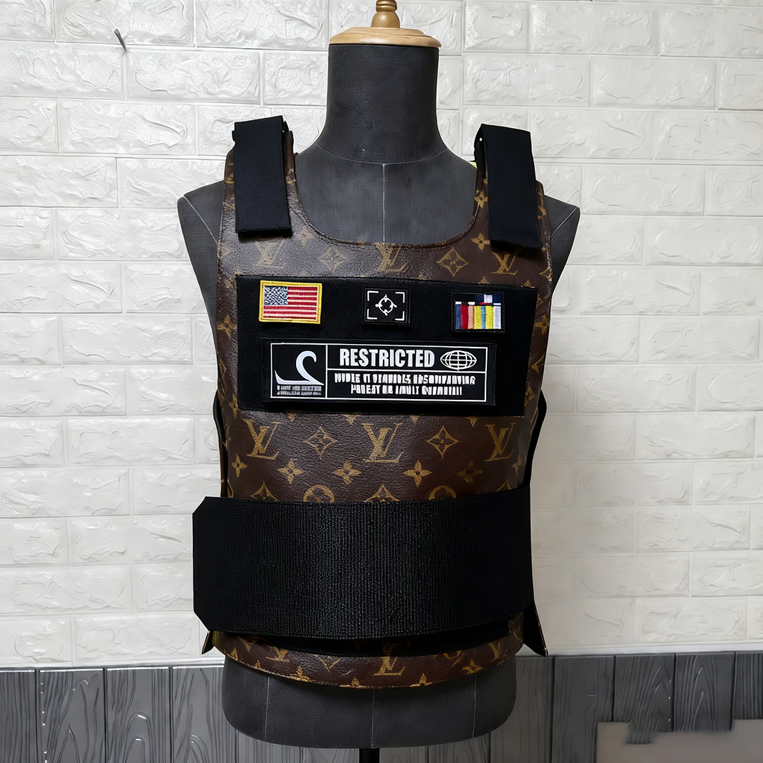 Customizable Bulletproof Vest Luxury Brand - Coffee